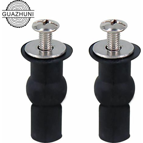 Toilet seat hinge fixings, Toilet seat fixing accessory suitable for all toilets (18 mm) (1/4)