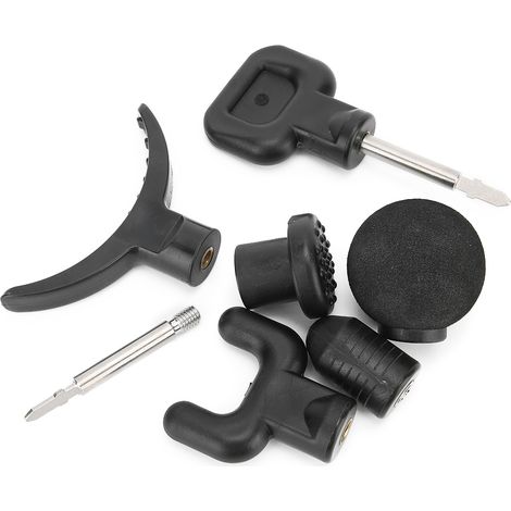 Ensemble de têtes de rechange pour pistolet de massage des fascias et relaxation corporelle (1/5)