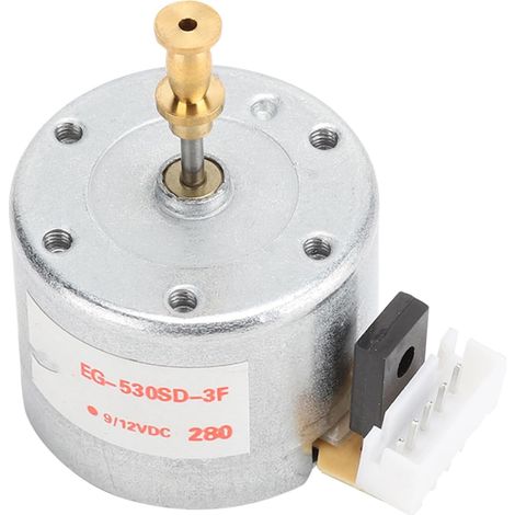 Enregistreur de Disque à Brosse, DC 12 V 3 Vitesses, enregistreur de Disque à Brosse, Moteur de platines, Trou de Montage de 25 mm, 78 TR/Min, Lecteur de Disque (1/5)
