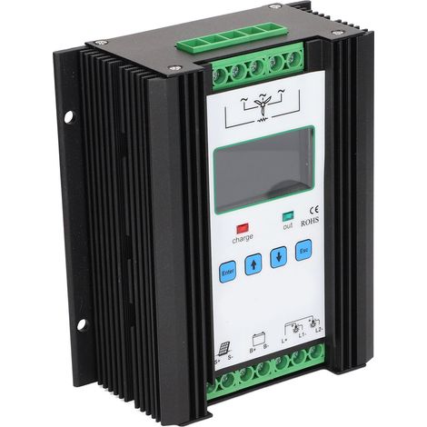 Digitaler, intelligenter Wind-Solar-Hybrid-Regler mit Steuerung für 12 V und 24 V bis 600 W (1/5)