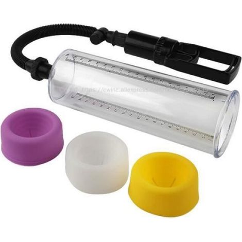 Pompe À Vide - Extender Mécanique Réglable Avec Manches Supplémentaires - Échelle Graduée En ABS Et Silicone - 1 Pièce