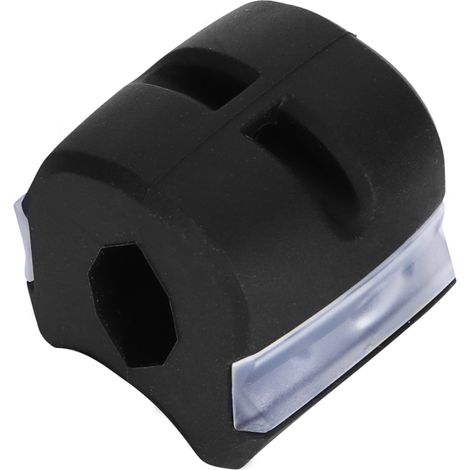Balle d'exercice portable en silicone pour le visage et le masséter, avec boîte, taille L, noire. (1/5)