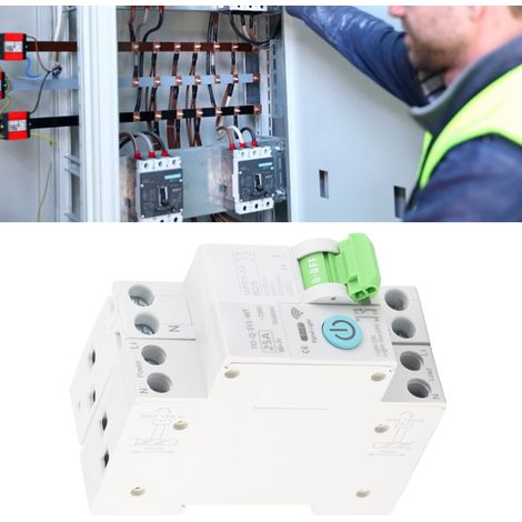 TONGOU 230V 1P+N 25A WiFi Miniatur-Smart-Leistungsschalter mit Zeitverzögerung und Fernbedienung für Smart Homes (1/5)