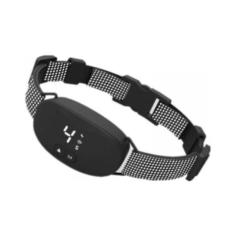 Collier anti-aboiements pour chiens, collier automatique avec 7 niveaux de sensibilité, niveau de vibration 0-8, mode choc et son, IP67 étanche et rechargeable noir (1/5)