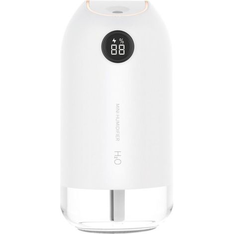 Humidificateur d'air 500ML, humidificateur d'air à ultrasons silencieux pour bébé, éteint automatiquement l'humidificateur d'air domestique, utilisé pour le yoga dans la chambre et le bureau, a (1/5)