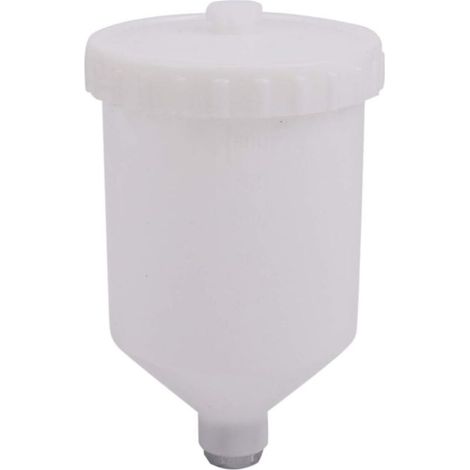 Blanc 600ML Remplacement De La Casserole Du Godet Du Pistolet PulvÉRisateur De Peinture Par GravitÉ Pour. (1/5)