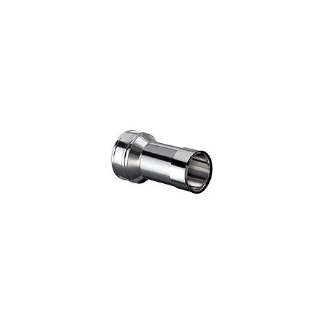 ICS Anschlussübergang 100mm mit Doppelwandfutter 100mm