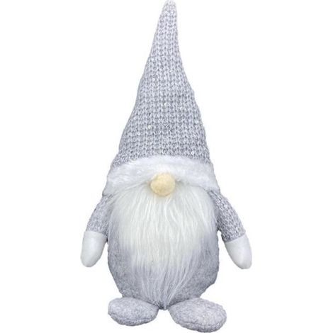 Noël Gnome Santa Santa Swedish Tomte Arbre suspendu Décoration de poupée ornement pour cadeaux Bonne année 2021 (gris)