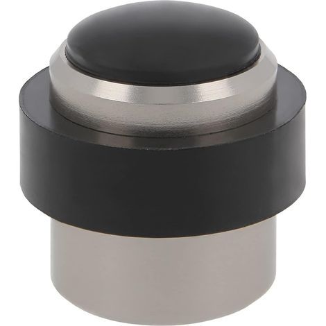 1 - Butoir De Porte - Accessoire De Portail - Aluminium Argenté - Protection Murale Et Réduction De Bruit - Pour Intérieur - Ø30x36 Mm (1/5)