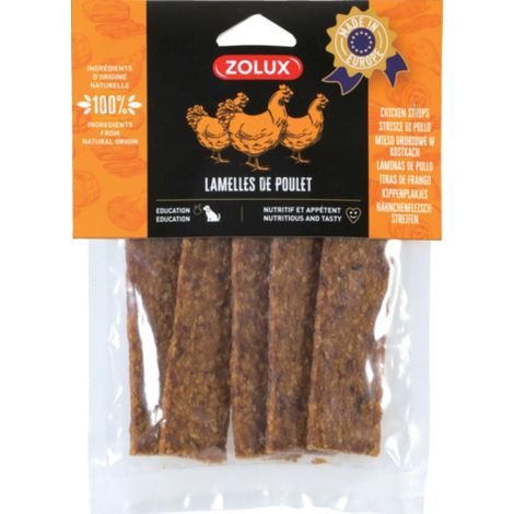 Zolux Golosinas de pollo crujientes para perro 100g