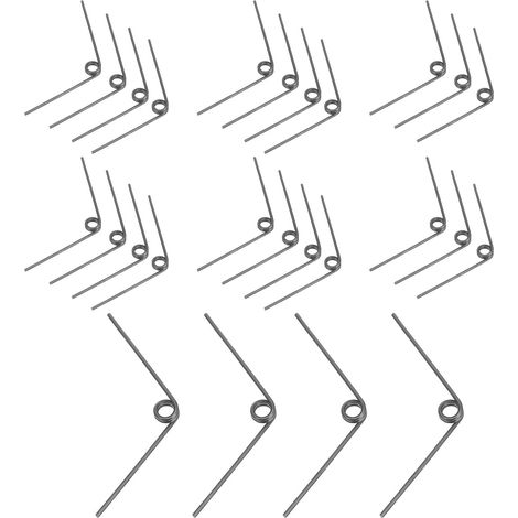 Ressorts de Torsion en Acier Inoxydable 25 Pièces, Forme en V, Kit de Remplacement pour Sécateur, Ressorts Gauche et Droit, Accessoires pour Taille-Branches, Entretien Jardin et (1/5)