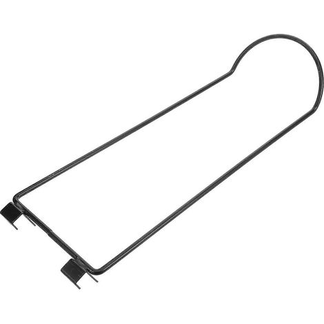 Support de rangement pour ballons de basket avec double présentoir, mural, en métal noir, 70 caractères. (1/5)