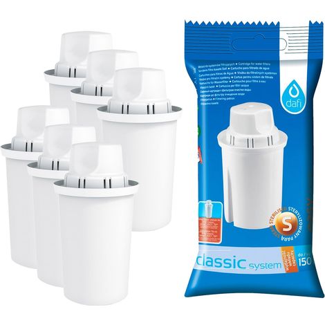 Pack de 6 Cartouches filtrantes compatibles avec Brita Classic (1/5)