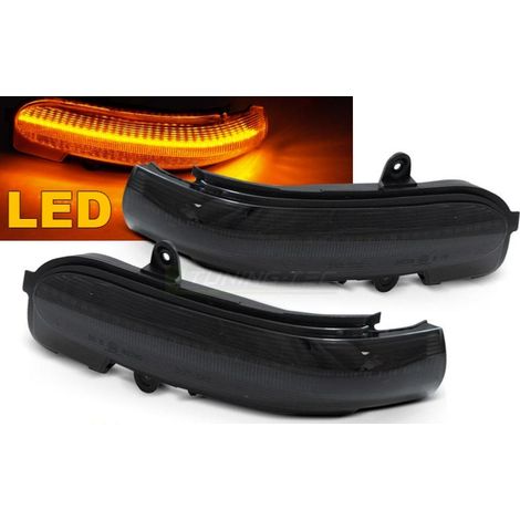 Paire repetiteurs retroviseurs Mercedes Classe C W203 2000 a 2007 Fume Led dyn-39005120 (1/3)