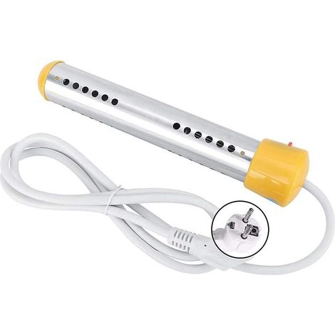 Plongeante Elément Electrique Spirale pour Chauffer Eau 2000W État Domestique Bouilloire Plongeante Bouilloire de Voyage Elément Chauffant Eau 1.5m Câble Intelligent- (1/5)