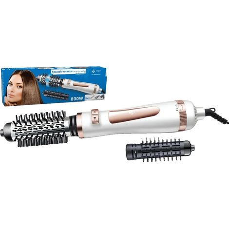 Spazzola ad aria calda, strumento multifunzione 4 in 1 per lo styling dei capelli, temperatura regolabile, W1213 (1/2)
