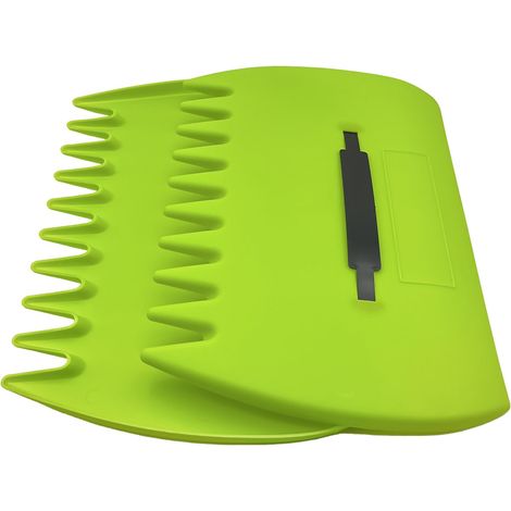 Leaf Collector - 34 cm x 24.5 cm Plastic Handheld Leaf Gripper with Serrated Tines - Outdoor Lawn Debris Collection - 2 pcs (1/5)