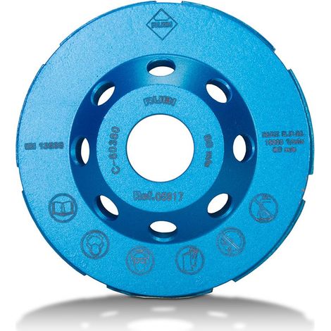 Disque ø100mm Double Couronne Coupe Et Meulage R5917 Rubi (1/2)