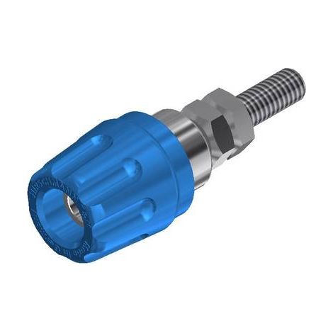 Borne de polarité Ø stylo (détails): 4 mm Hirschmann Test & Measurement PK 10 A 930099102 bleu 16 A