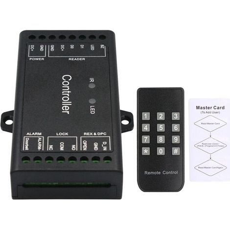 Sboard-Größe Einzeltür-WLAN-Fernbedienungs-Zutrittskontrollpanel 12V Wiegand 26-44 Bit Eingang Tuya 1000 Benutzer