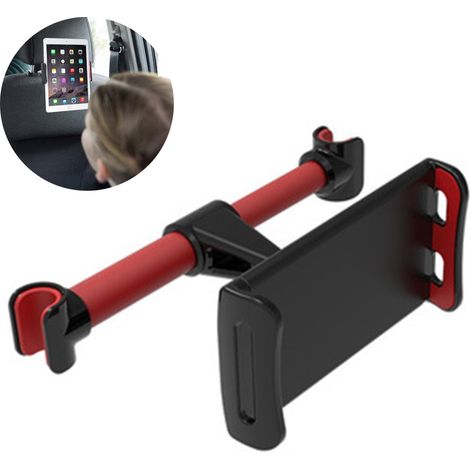 Support Tablette Voiture - Support Tête De Siège Rotatif 360° - Compatible 4,4 À 11 Pouces - Fixation Élastique Sans Outil - Pour iPad iPhone Tablettes Smartphones Lecteurs E-Book - 1 Pièce (1/5)