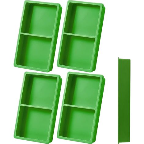 Vassoi per congelamento in silicone, 4 pezzi vassoi per liofilizzazione - Forniture per la conservazione, tappetini e accessori per cioccolatini, caramelle, alimenti da forno, cucina domestica (1/5)