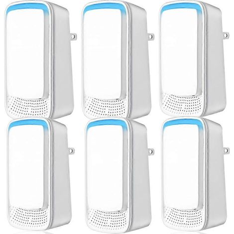 Tragbarer Negativ-Ionen-Luftreiniger (6 Stück), Mini-Luftionisatoren für Zuhause, Schlafzimmer und Büro (US-Stecker). (1/5)