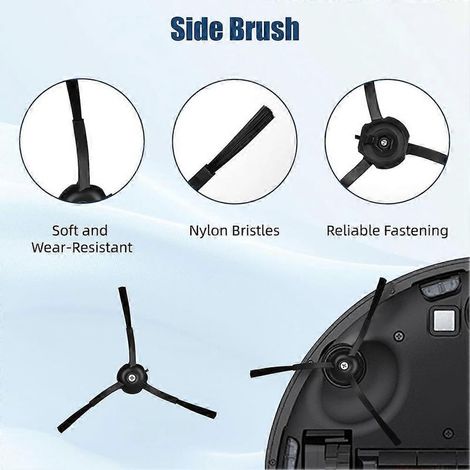 Accessori per aspirapolvere robot Roborock Qrevo Pro / Qrevo MaxV / Qrevo S: filtro HEPA per l'accessorio lavapavimenti, spazzola laterale principale (1/5)