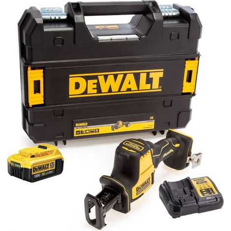Kompakte Säbelsäge 18V XR (1x4,0 Ah) in TSTAK - DEWALT DCS369M1