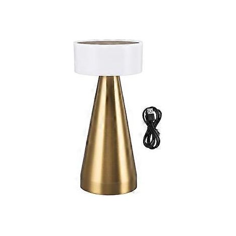 Tragbare LED-Tischleuchte mit 3 Farbtemperaturen, stufenloser Dimmung, 1800-mAh-Akku, Nachttischlampe, Bettlampe