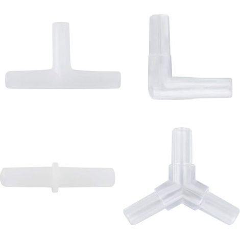 Raccord de tuyau d'air pour aquarium 40 pièces Plastique Distribution d'air Pour pompe et pierres 4-6 (1/5)