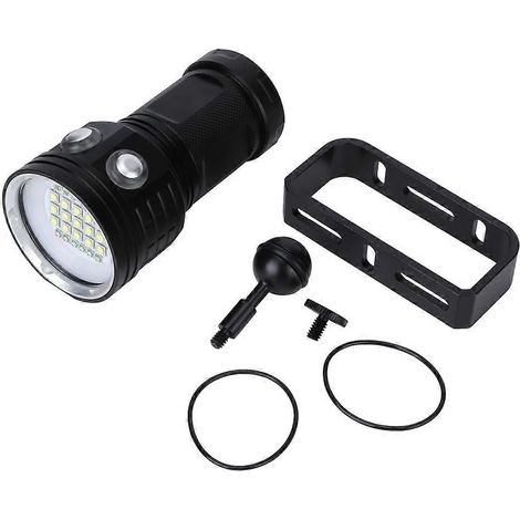 Lampe de plongée LED ultra-lumineuse - Étanche IP68 pour les sports sous-marins en extérieur B15