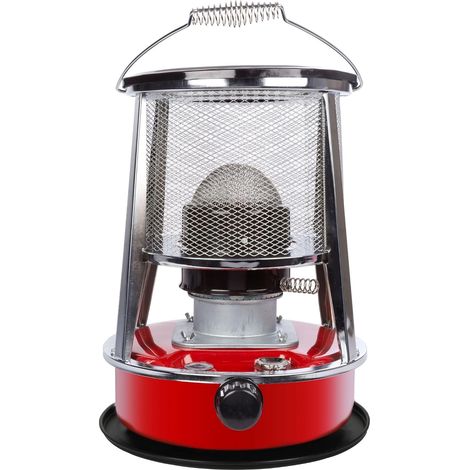 Chauffage à pétrole portable 2600W, poêle à pétrole extérieur avec mèche, réservoir 4.6L, autonomie 18h, chauffage d'appoint économique sans électricité, chauffage de camping, chauffage (1/5)