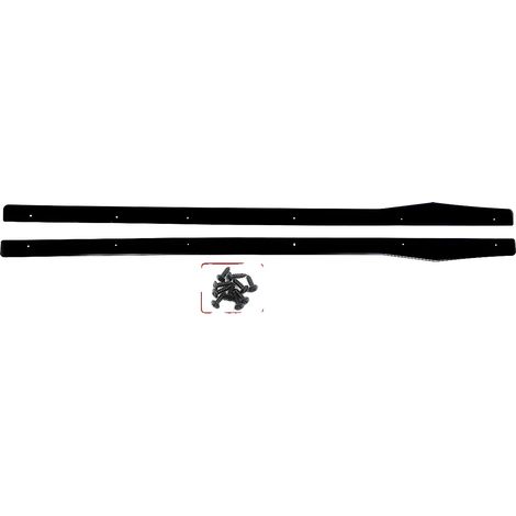 Extension de bas de caisse, plastique ABS durable, ajustement sur mesure pour Mercedes Benz, Noir Brillant (1/2)