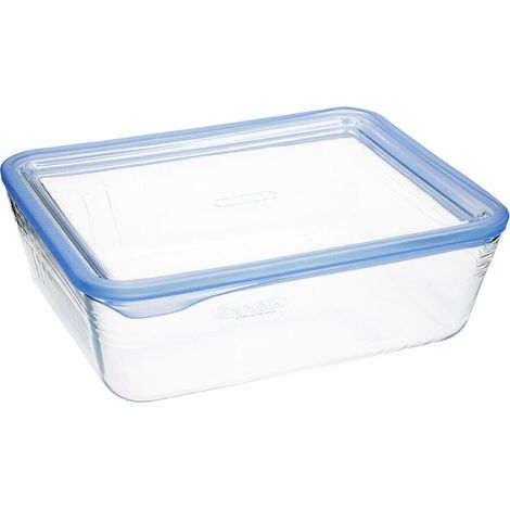 Bote de conservation avec couvercle Zero Plastic transparente (1/3)
