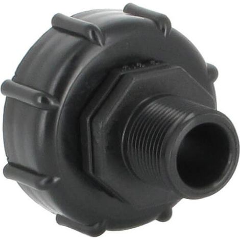 Raccord S60X6 - Fileté mâle 3/4'' Pas gaz (20x27 mm)