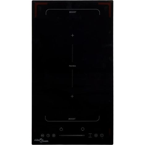 Vidaxl – Plaque induction 2 foyers 3500W – Contrôle tactile – Verre résistant à la chaleur – Dimensions 288 x 520 x 56 mm (1/4)