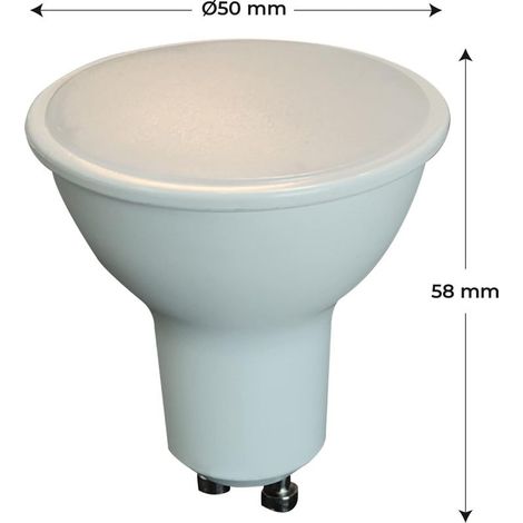 GU10 LED Bulb, 5W (40W Equivalent), 400LM, Warm White 3000K, 6-Pack Standard LED Bulbs (1/5)