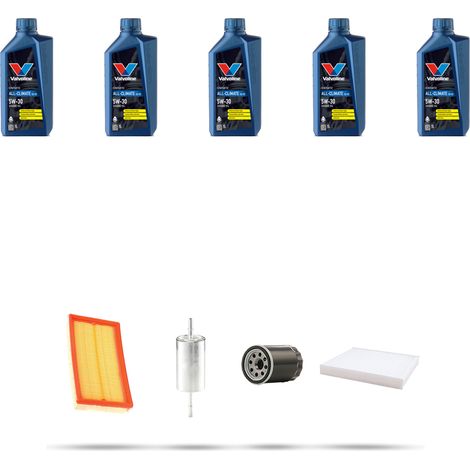 Kit tagliando 4 FILTRI e 5L OLIO compatibile con Ford Focus C-Max 2.0 107kw dal 2004 (1/5)