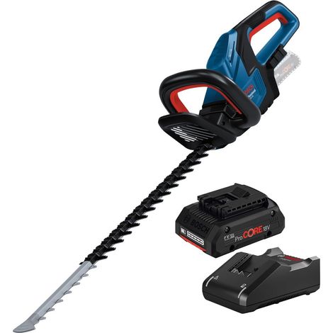 Bosch GHE 18V-60 18V PRO Cordless Brushless Hedge Trimmer 1x 4.0ah ProCore