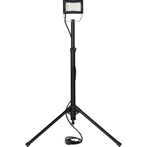 Smartwares LED-Arbeitsstrahler auf Stativ 2 in 1 höhenverstellbar Baustrahler