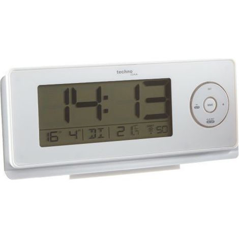 Technoline WT 498 despertador blanco con pantalla digital (1/2)