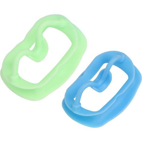 2 pièces Écarteur de Joues Dentaire en Silicone pour Blanchiment, Réutilisable et Résistant à la Chaleur, Qualité Alimentaire