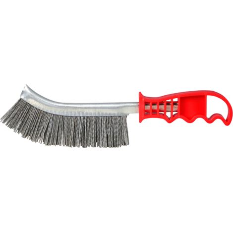 Spazzola curva valex da 230mm rosso - 1454341