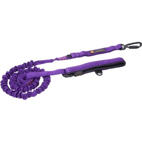 JoQu® Ultra Strong Runners Stoßdämpfende Hundeleine, Lila