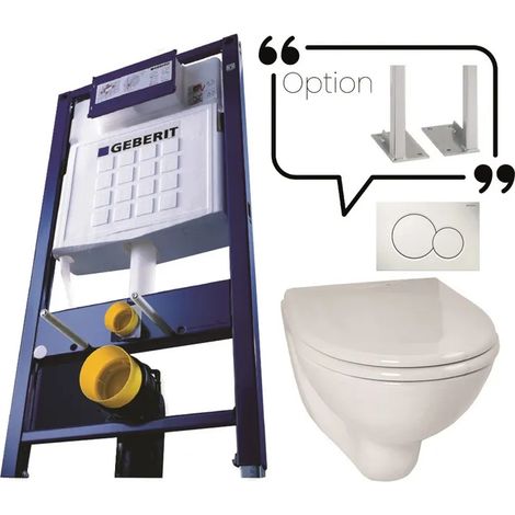 Bati-support wc Geberit duofix rimfree doppia scarica