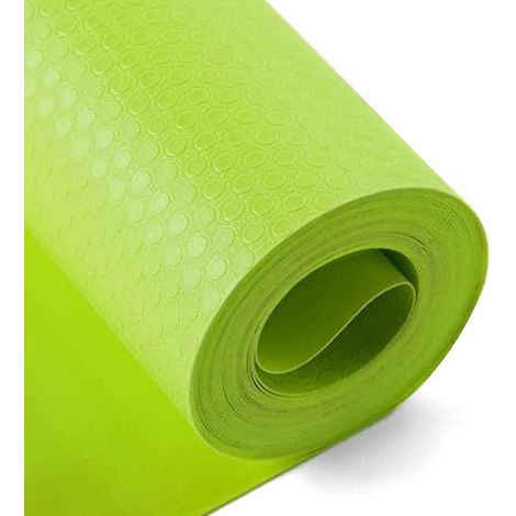 CCYKXA Drawer mat, non-slip, 30 x 500 cm, waterproof and oil-resistant, for kitchen cabinets, refrigerator, shelves, Green