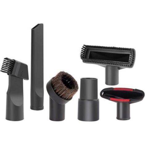 6 Pièces Accessoires pour Aspirateur, Convient aux Aspirateurs de Calibre 32 mm et 35 mm, pour Embout Aspirateur Karcher, Rowenta, Hoover, Xoiture, Bosch, Miele. (1/4)