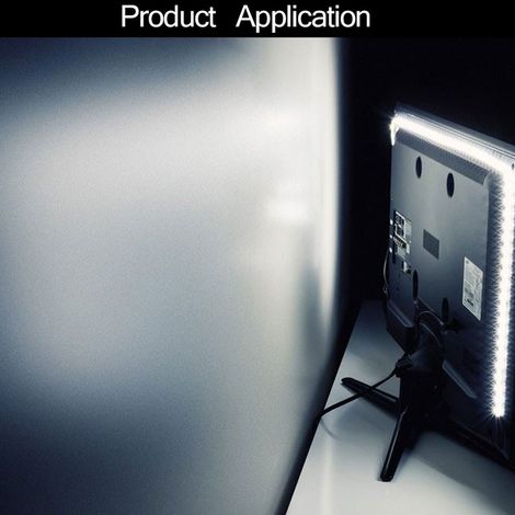 Bande LED USB 5V DC 5050 RGB étanche et flexible de 2 m (60 LED) pour éclairage d'ambiance TV (1/5)