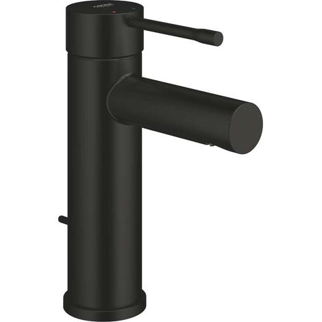 Grohe Essence New - Grifo de lavabo, con desagüe, negro mate 328982431 (1/5)